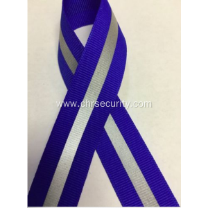 blue reflective sewing ribbon